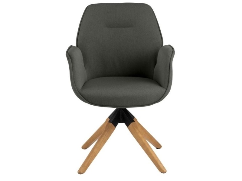 Krzesło obrotowe Aura dark grey auto re turn - ACTONA